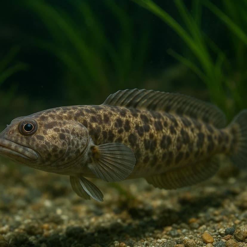 AI-generated illustration of Blotched eelpout