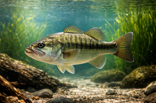 Freshwater aquarium with fish