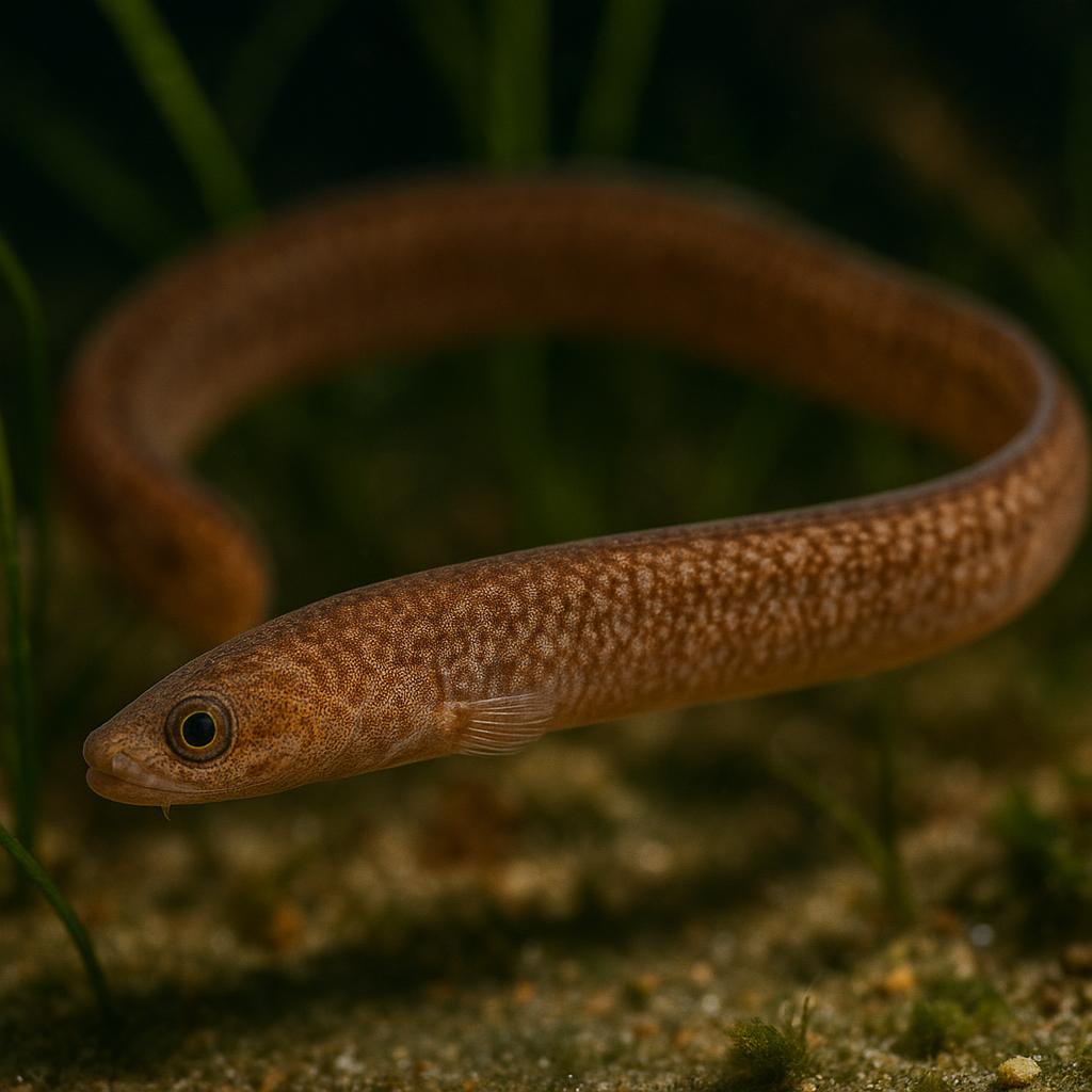 AI-generated illustration of Elongate shore-eel