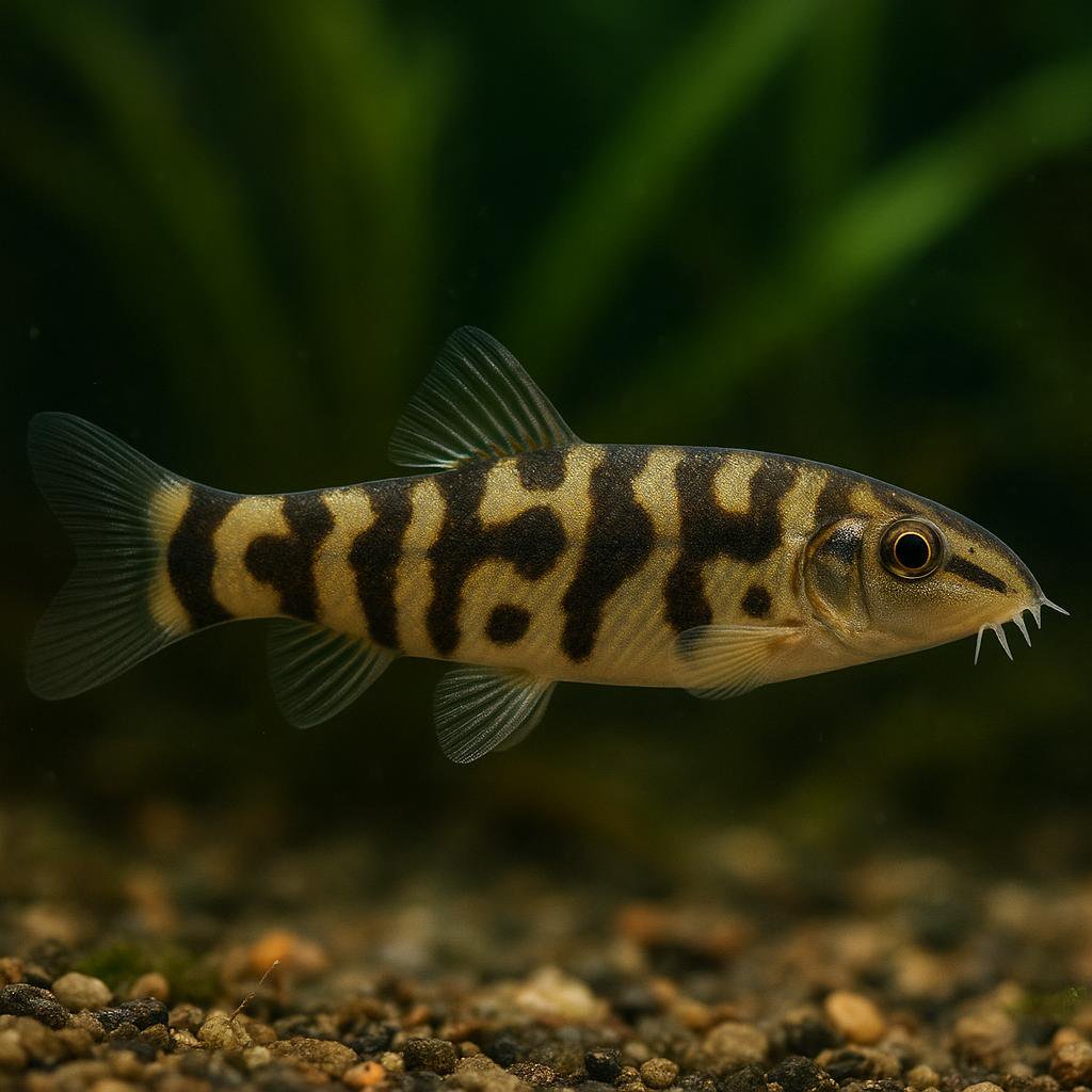 AI-generated illustration of Dwarf chain loach
