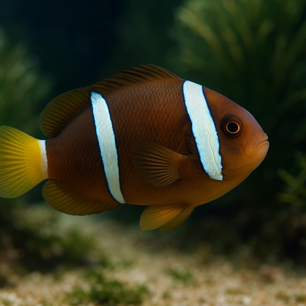 AI-generated illustration of Barrier reef anemonefish