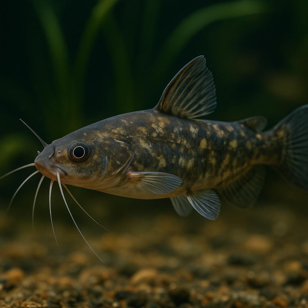AI-generated illustration of Tanganyika deepwater claroteid catfish