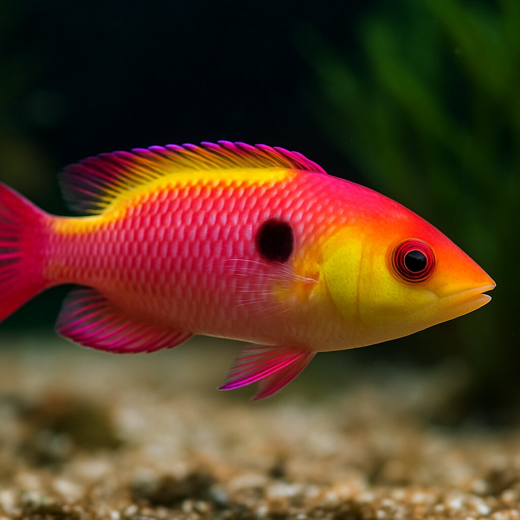 AI-generated illustration of Candy Hogfish