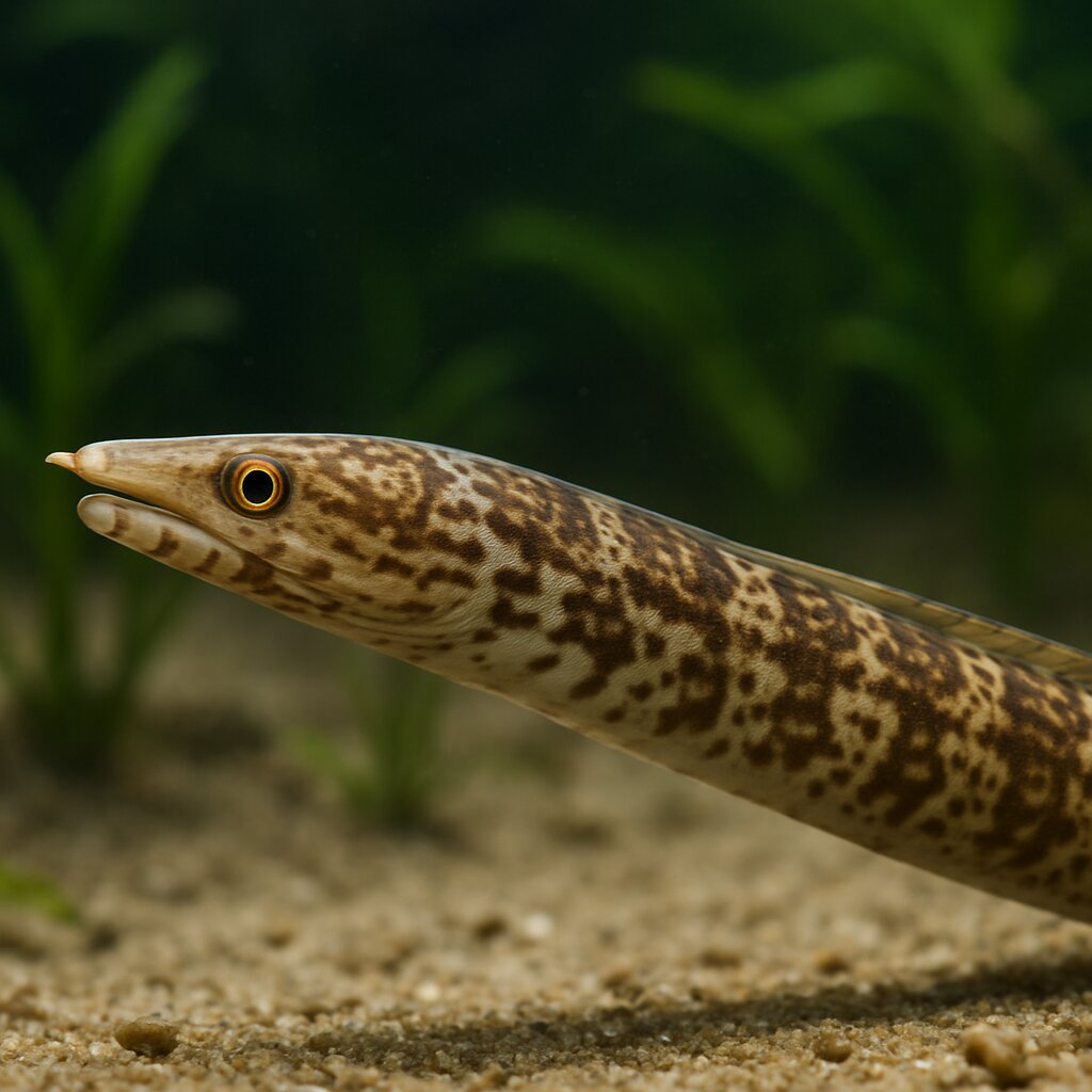 AI-generated illustration of Snake eel