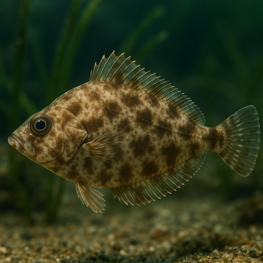 AI-generated illustration of Kobe flounder