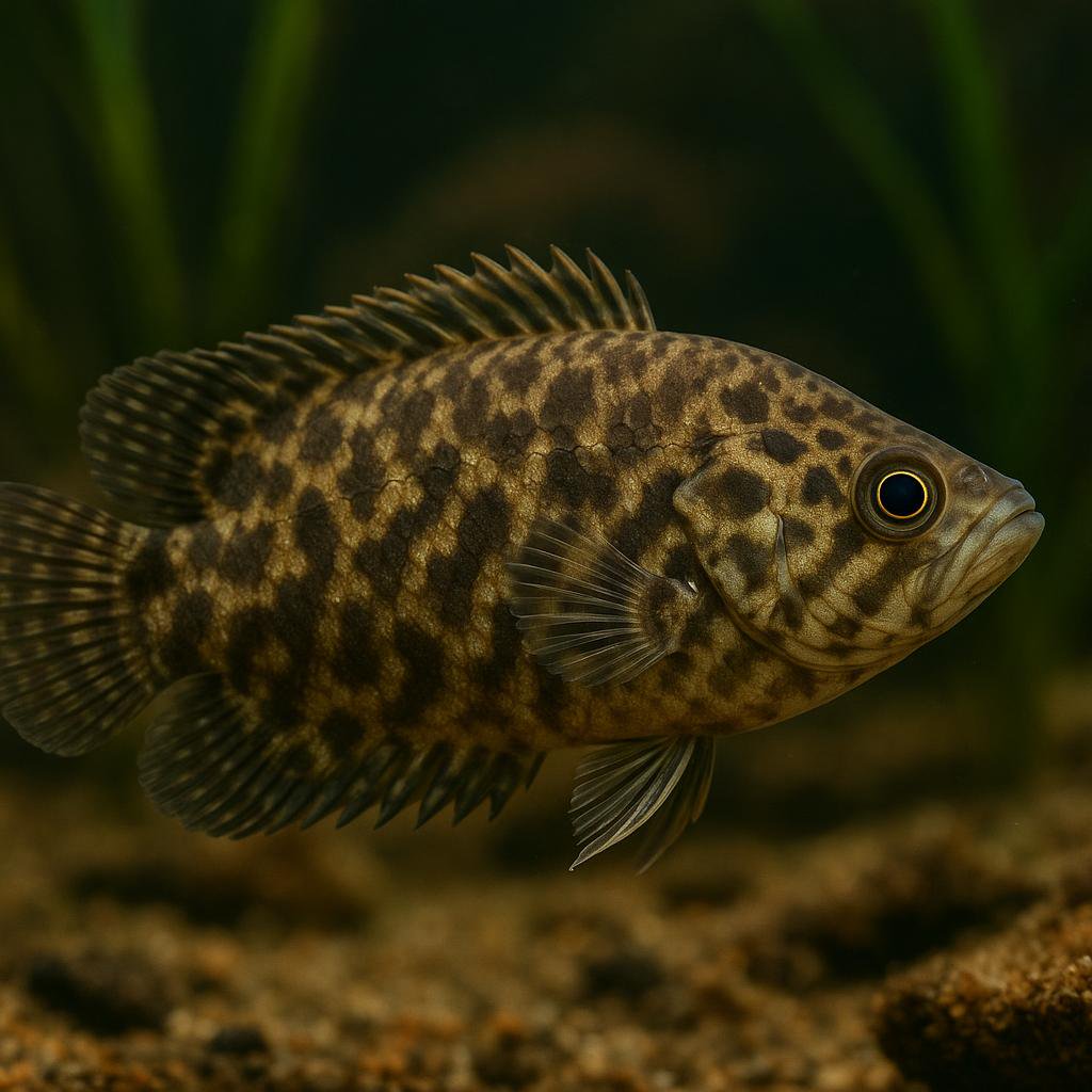 AI-generated illustration of Riggenbach's ctenopoma