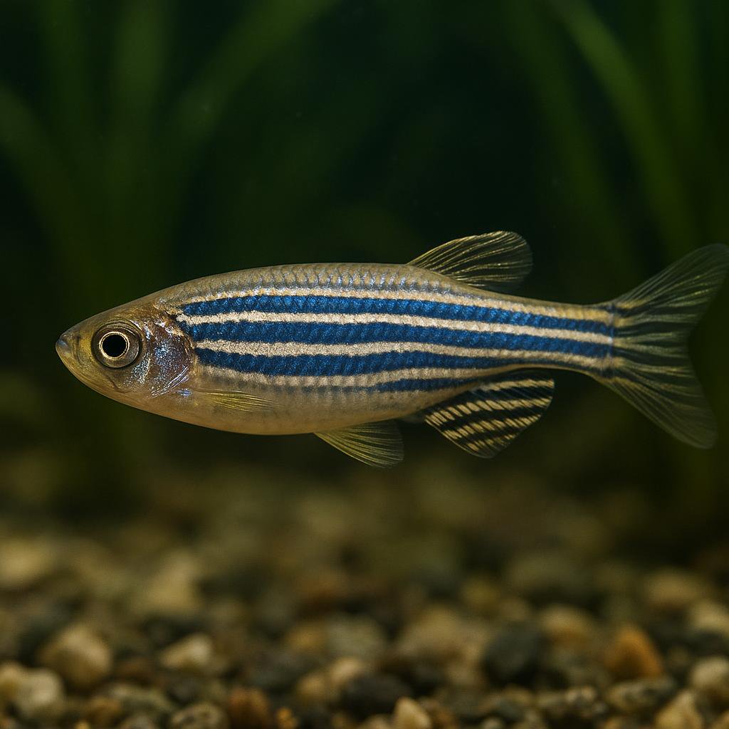 AI-generated illustration of Zebra Danio