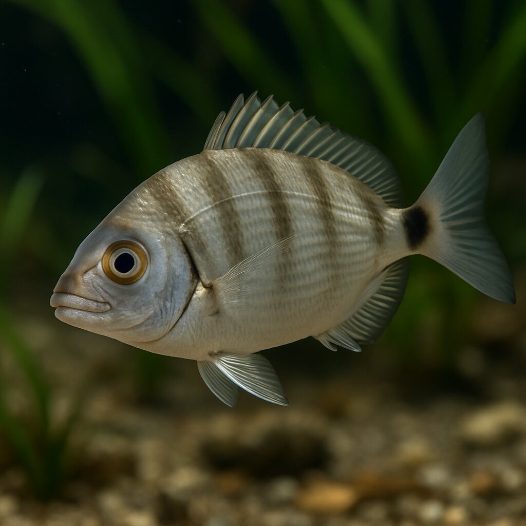AI-generated illustration of Spottail pinfish