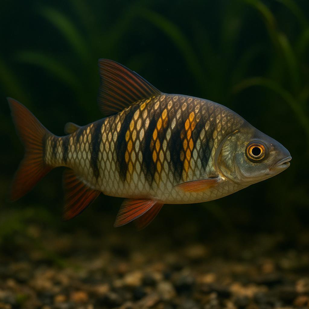 AI-generated illustration of Distichodus brevipinnis