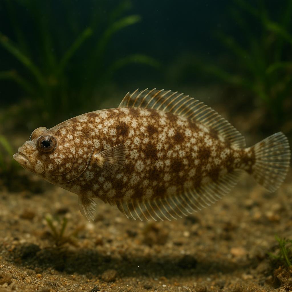 AI-generated illustration of Marquesas dwarf flounder