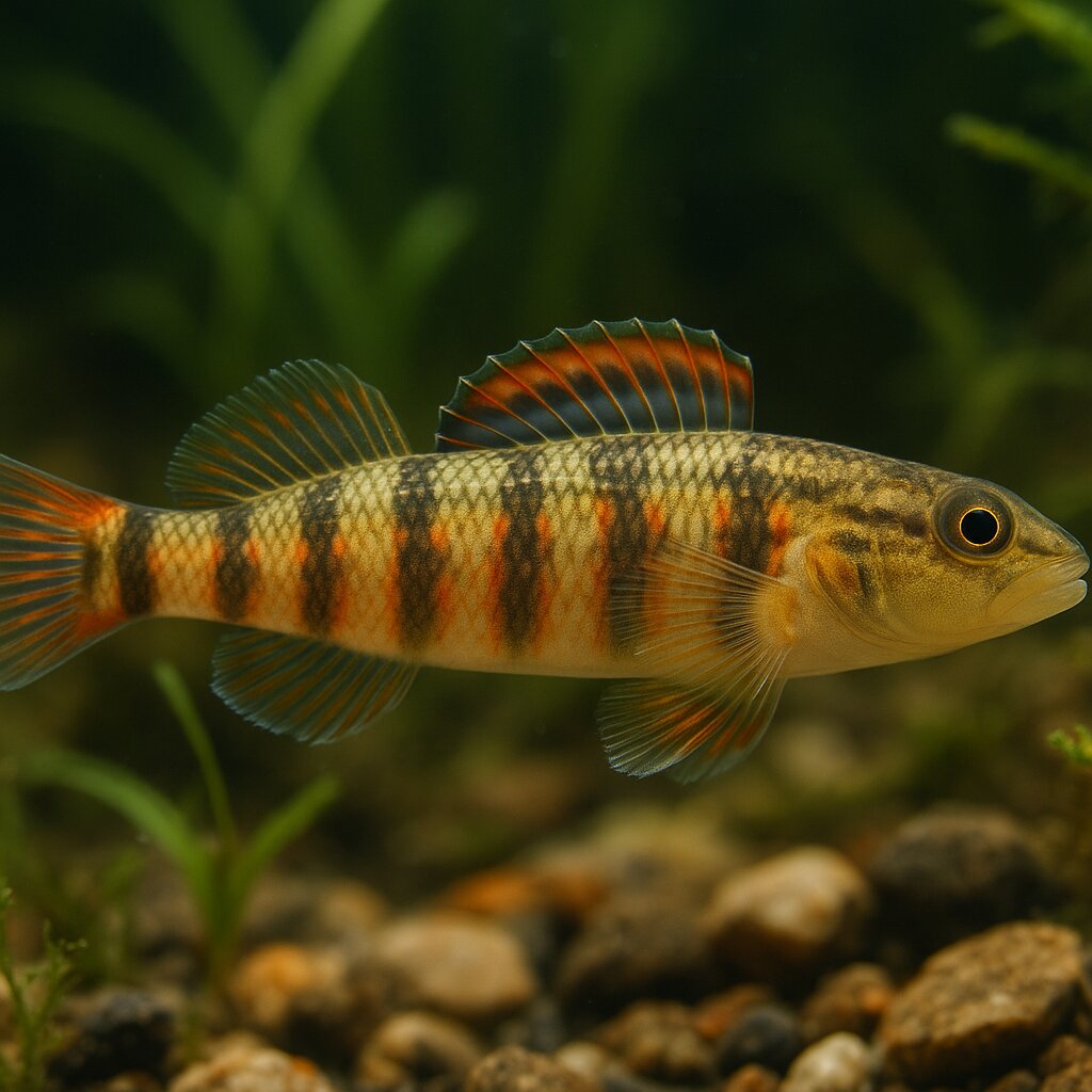 AI-generated illustration of Tippecanoe darter