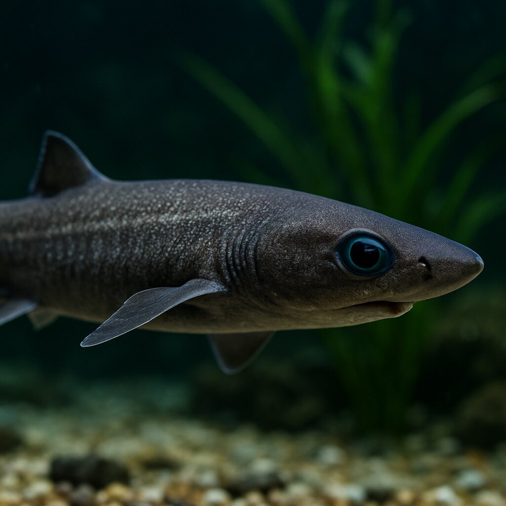 AI-generated illustration of Dense-scale lanternshark