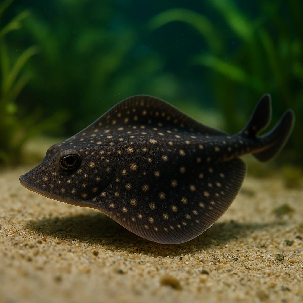 AI-generated illustration of Blackfin pygmy skate