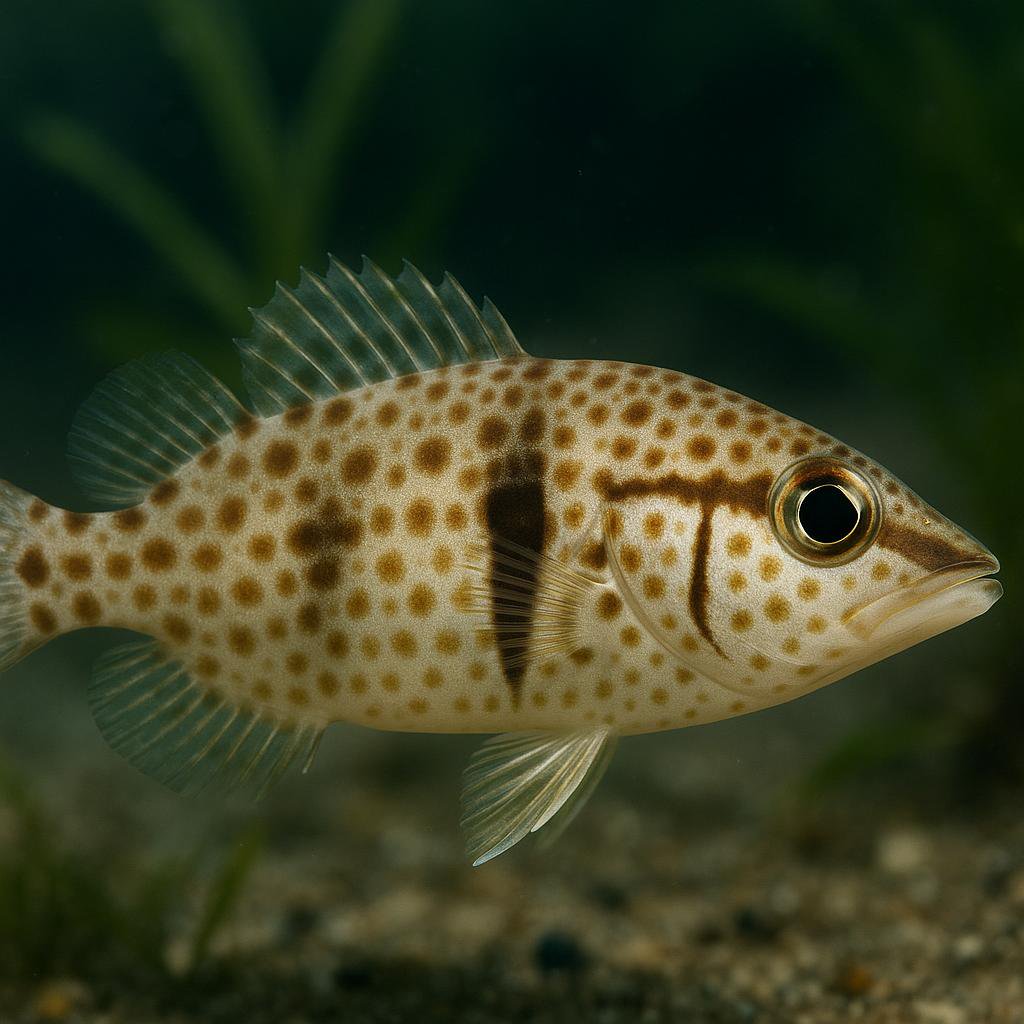 AI-generated illustration of Weedy cardinalfish