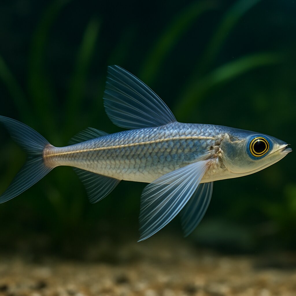AI-generated illustration of Sharpchin flyingfish