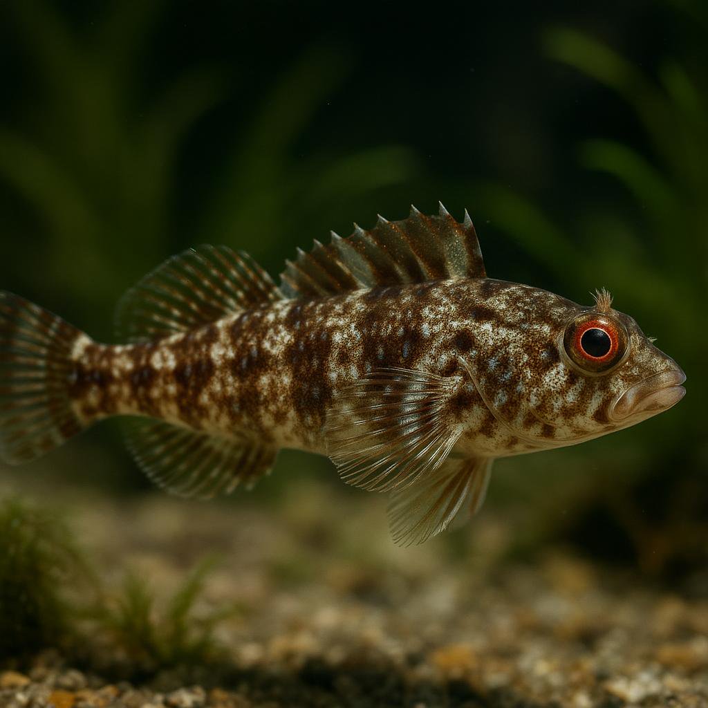 Oblique-swimming triplefin