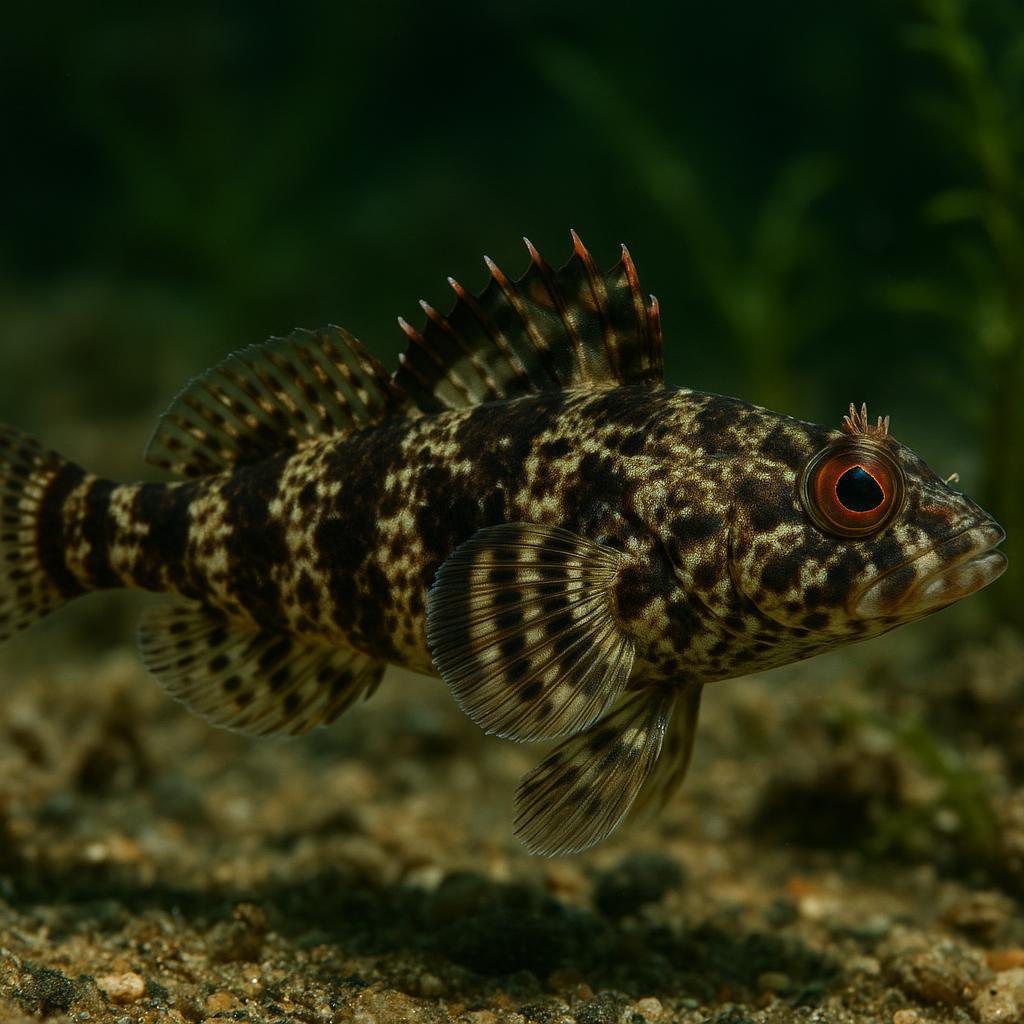 AI-generated illustration of Estuarine triplefin