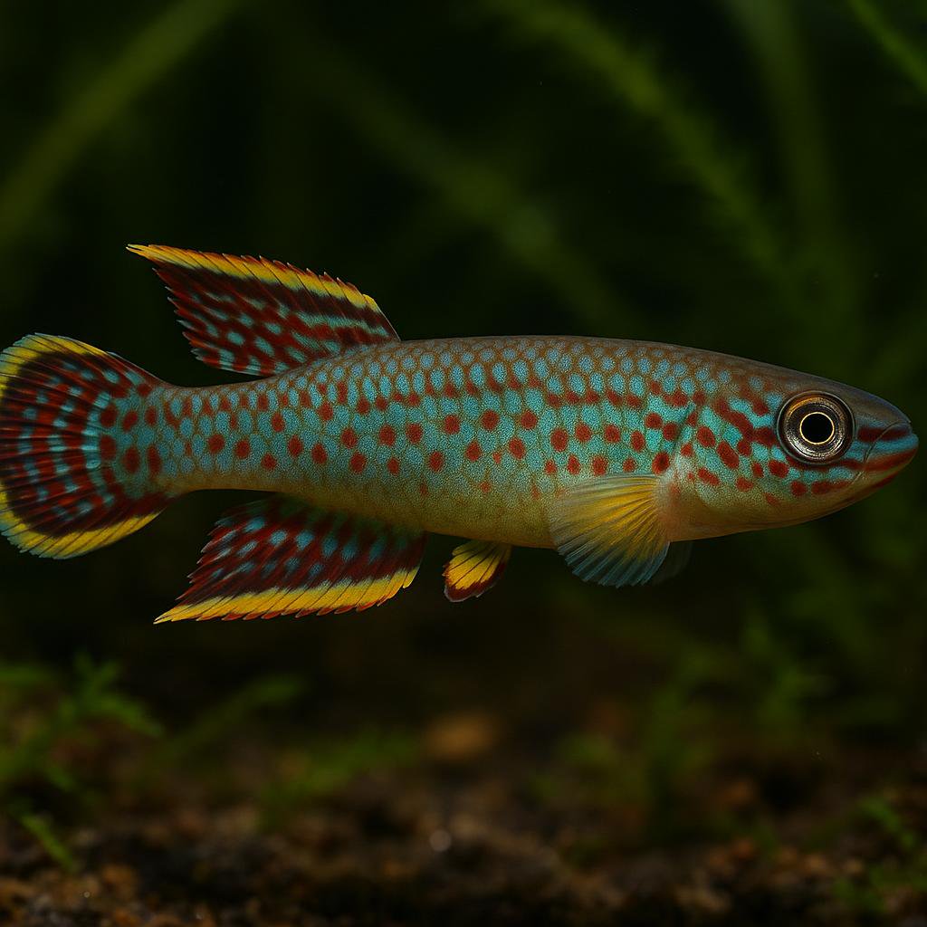 AI-generated illustration of Gardner's killifish