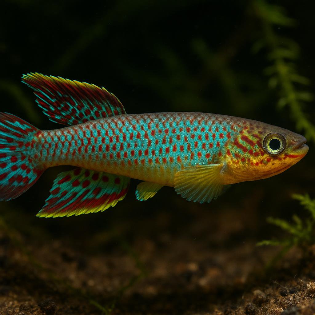 AI-generated illustration of Blue gularis