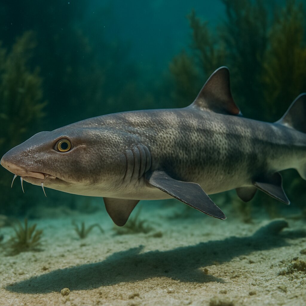 AI-generated illustration of Whiskery shark