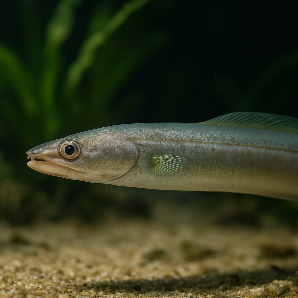 AI-generated illustration of Little conger eel