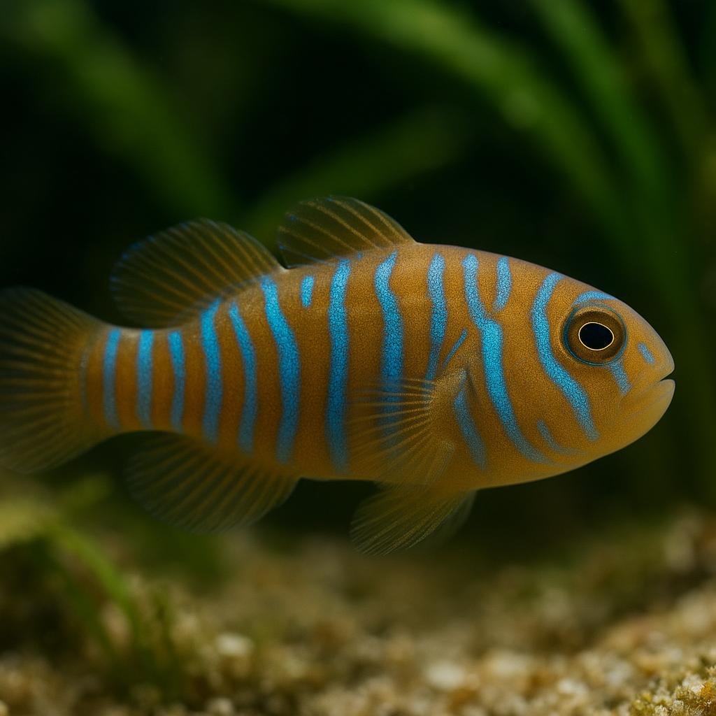 AI-generated illustration of Needlespine coral goby