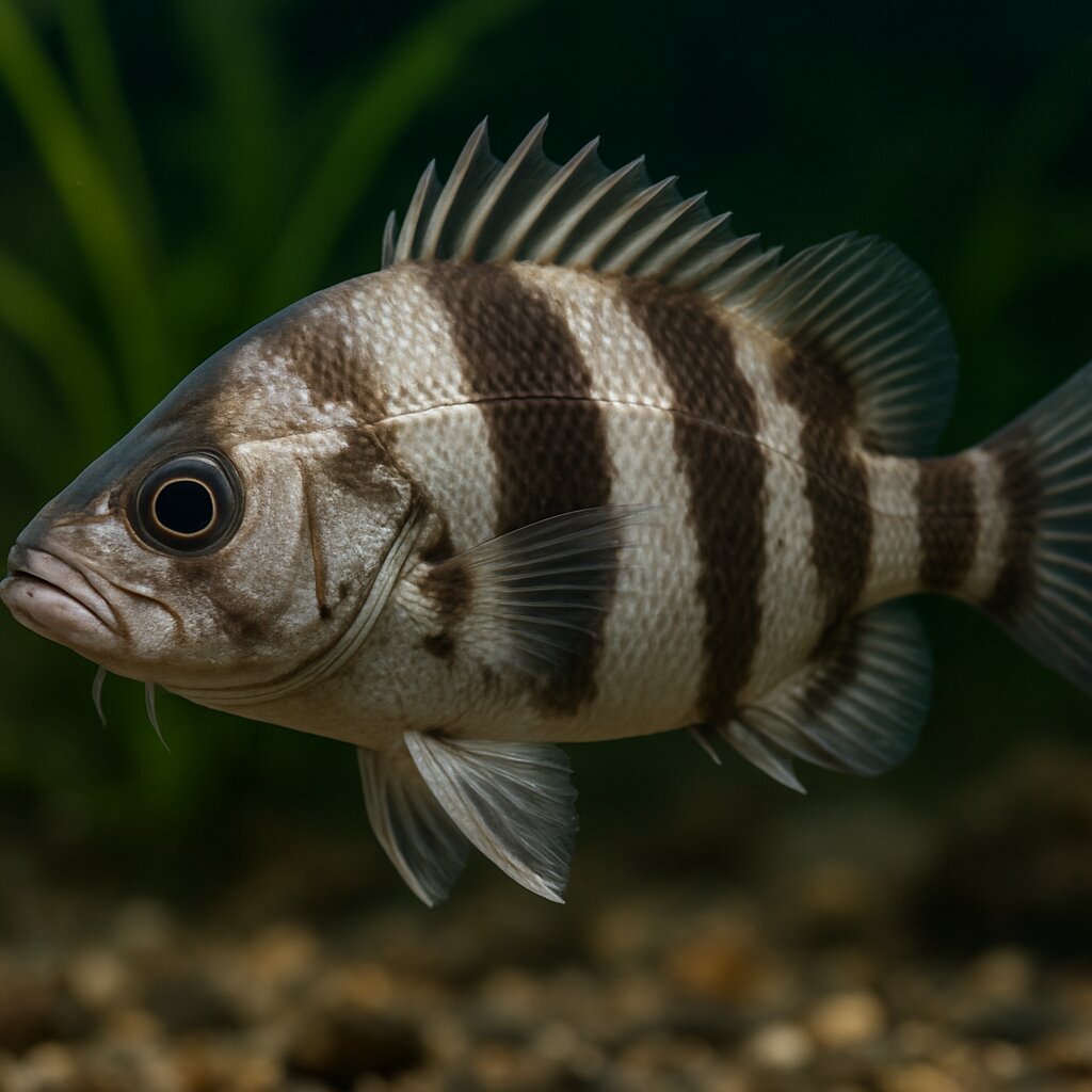AI-generated illustration of Broadbanded velvetchin