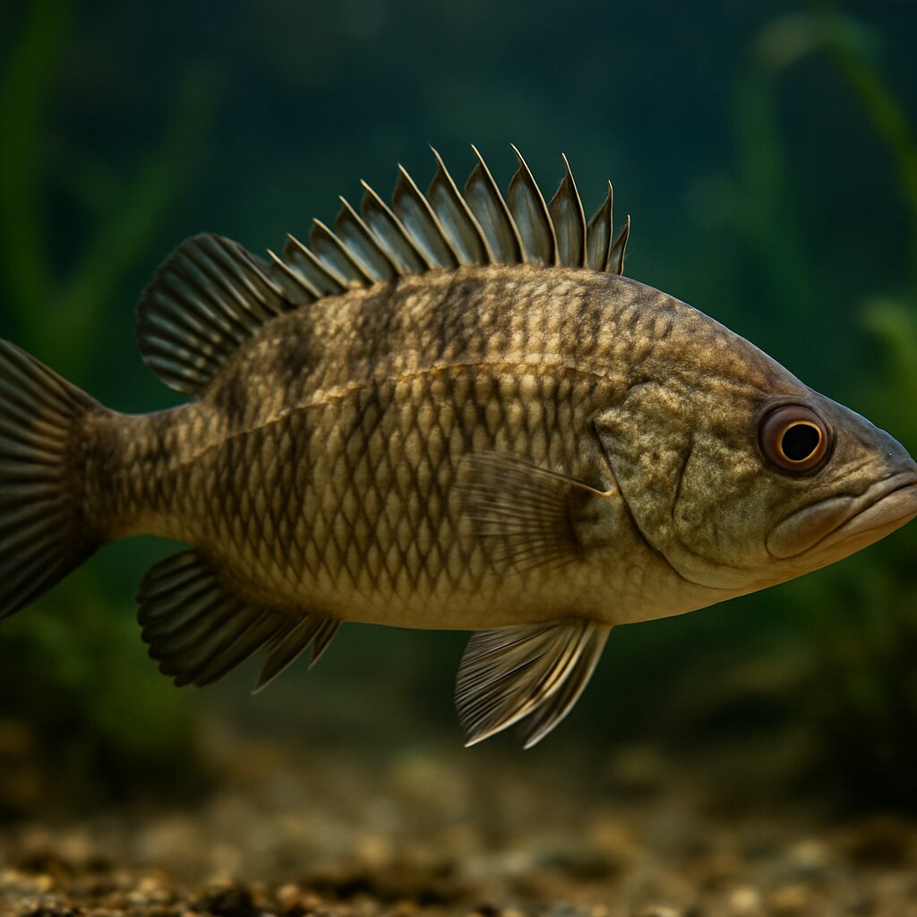 AI-generated illustration of Spikey bass