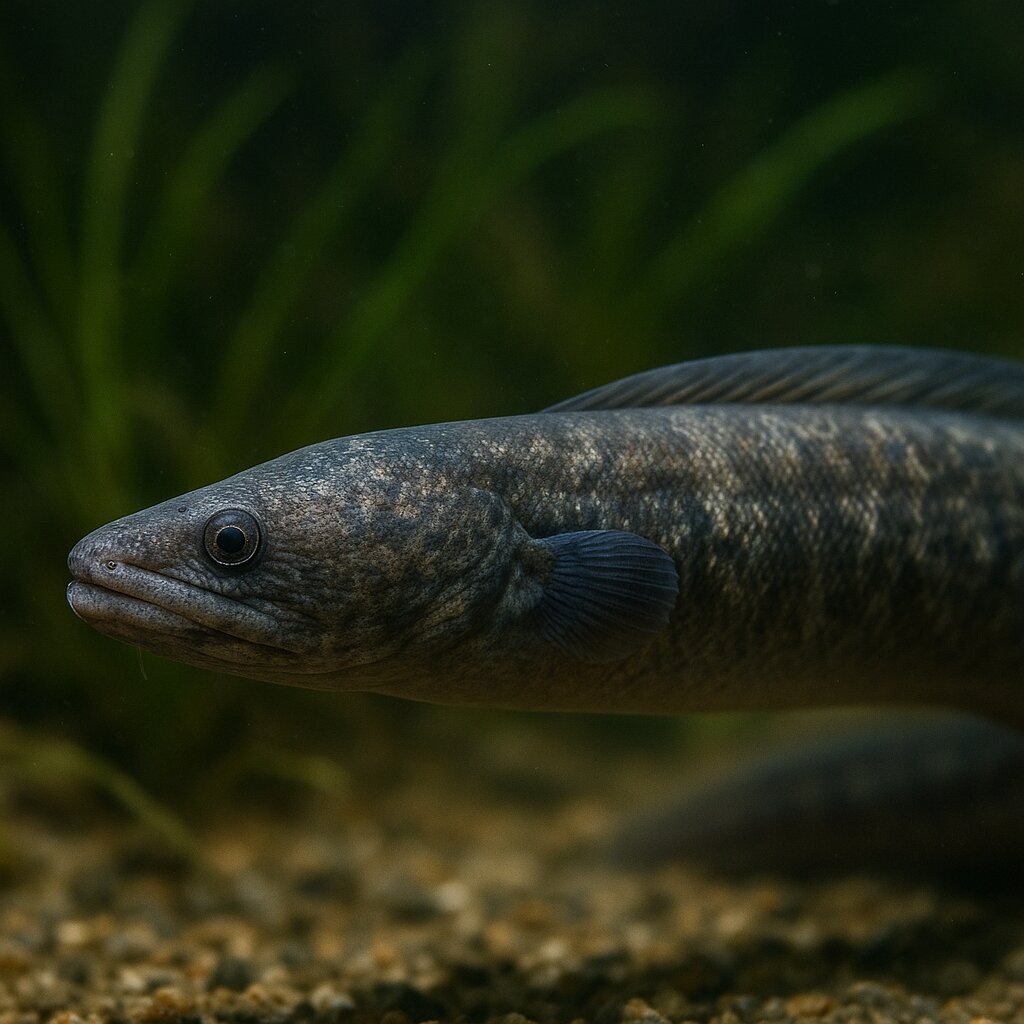AI-generated illustration of Blache's ooze eel
