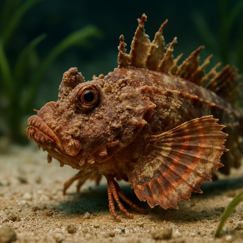 AI-generated illustration of Demon Stingerfish