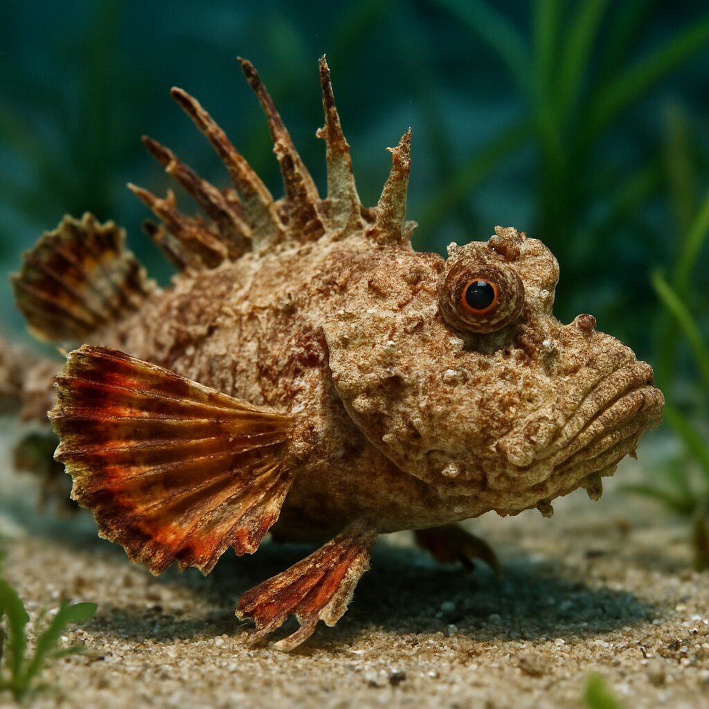 AI-generated illustration of Sea goblin