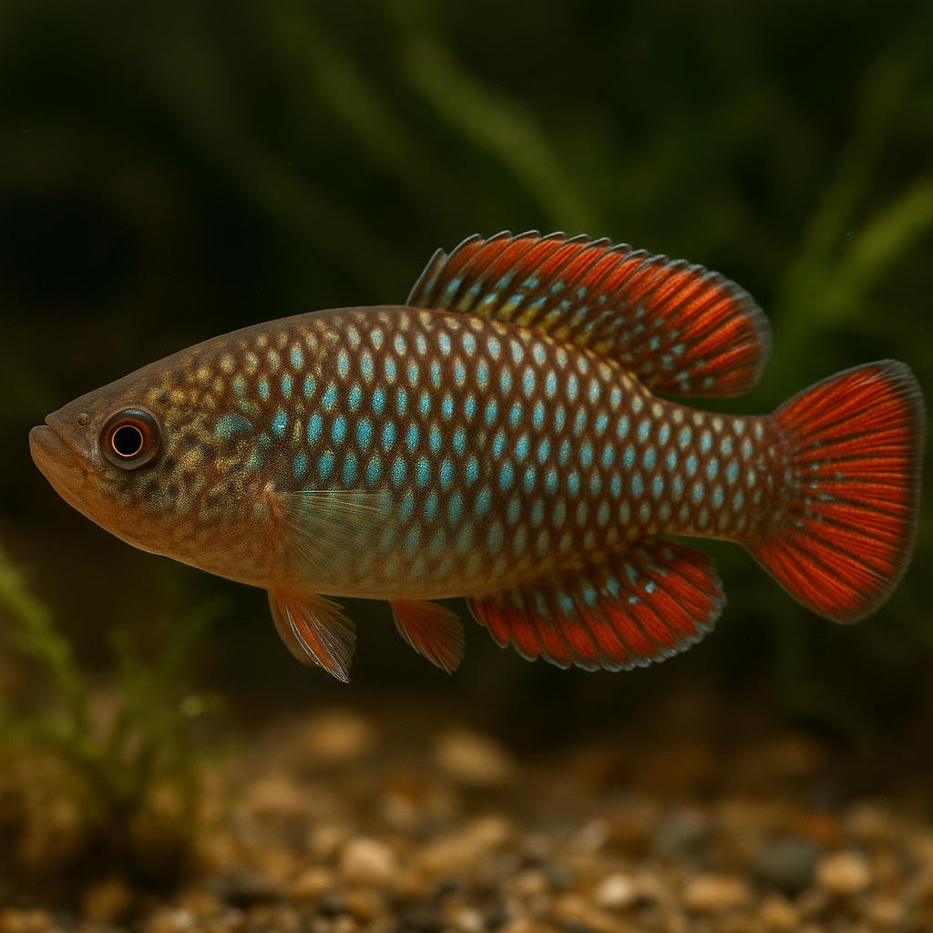 AI-generated illustration of American flagfish