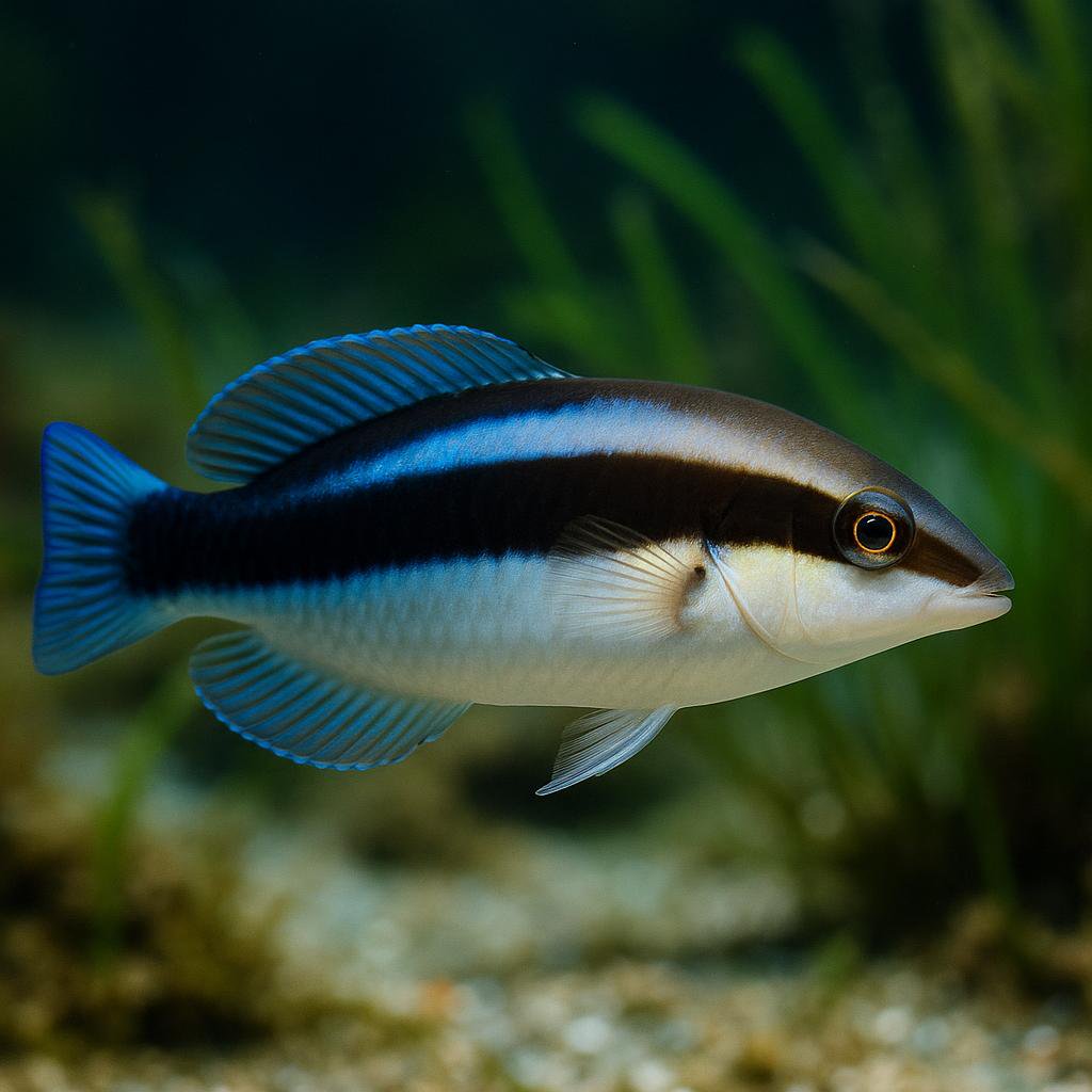 AI-generated illustration of Hawaiian cleaner wrasse