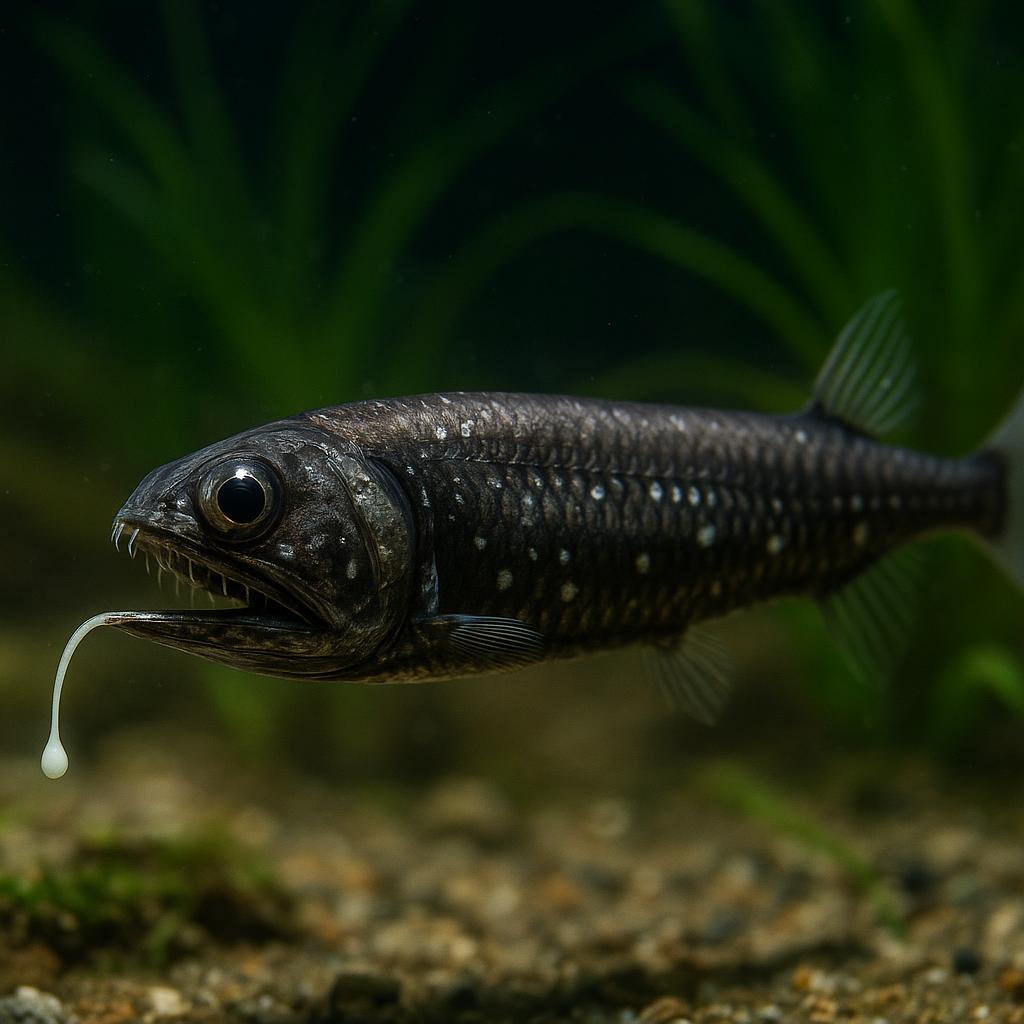AI-generated illustration of Gladiator dragonfish