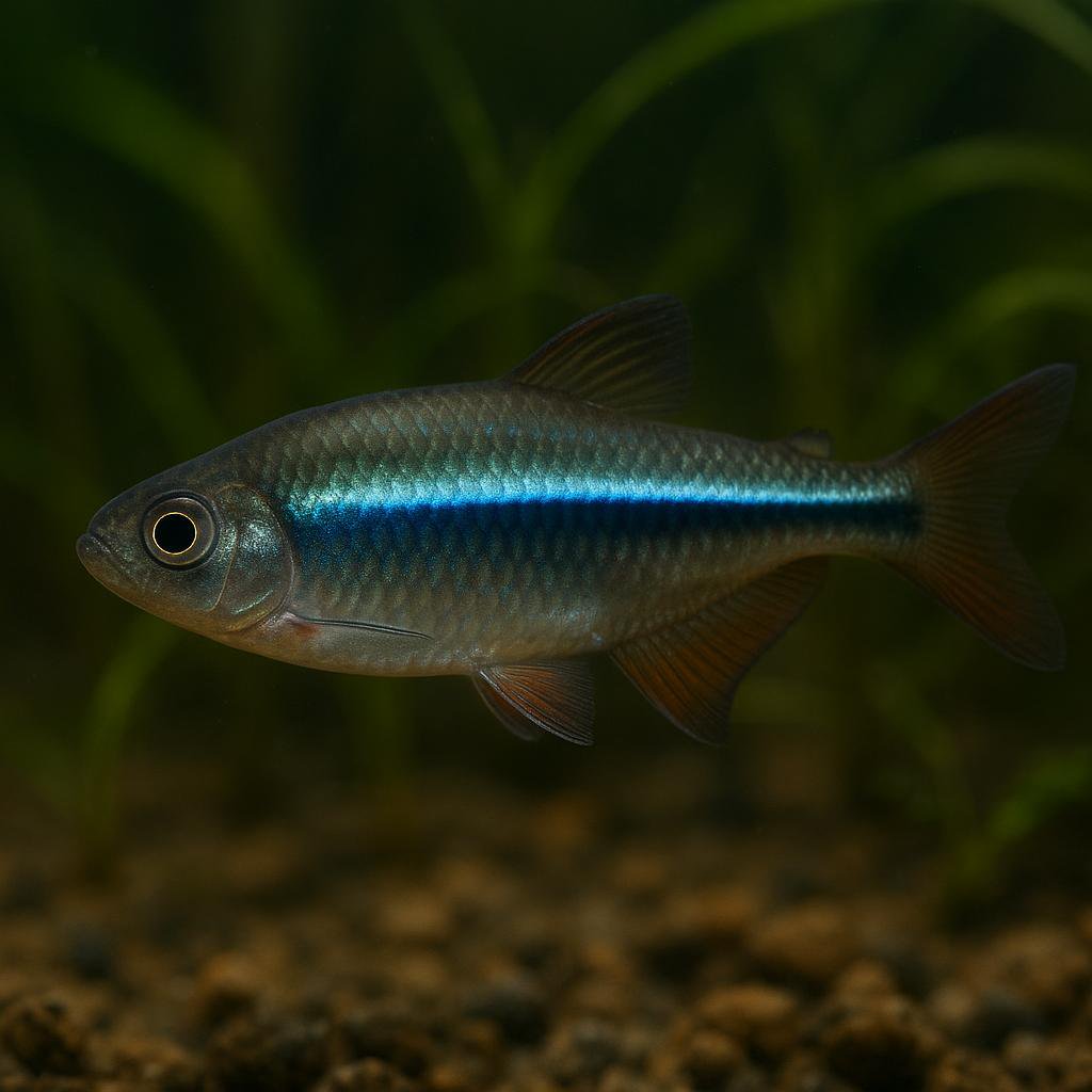 AI-generated illustration of Glow Light Tetra