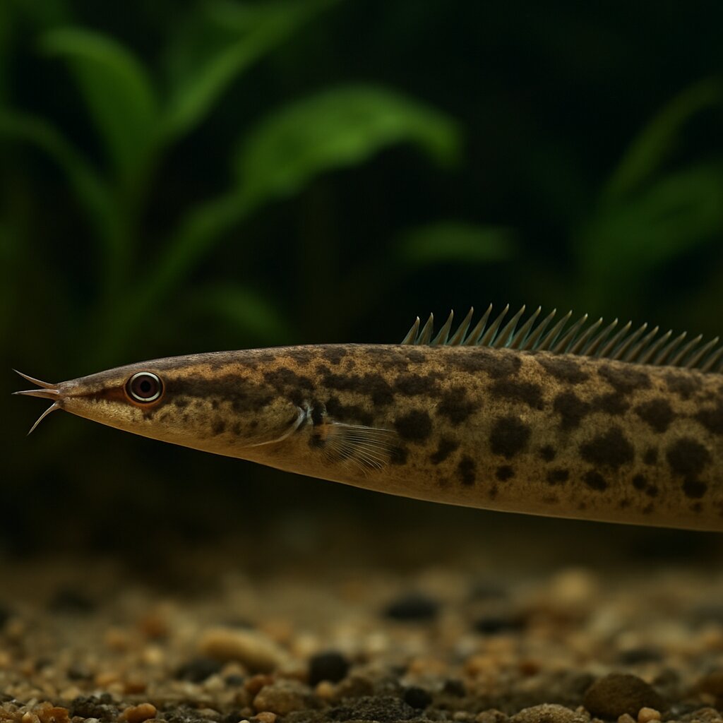 AI-generated illustration of Obscure spiny eel