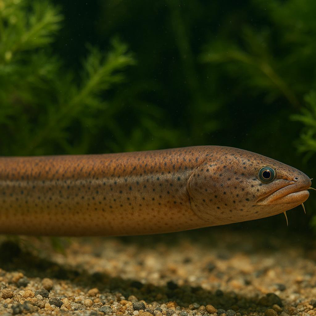 AI-generated illustration of Indian spaghetti-eel