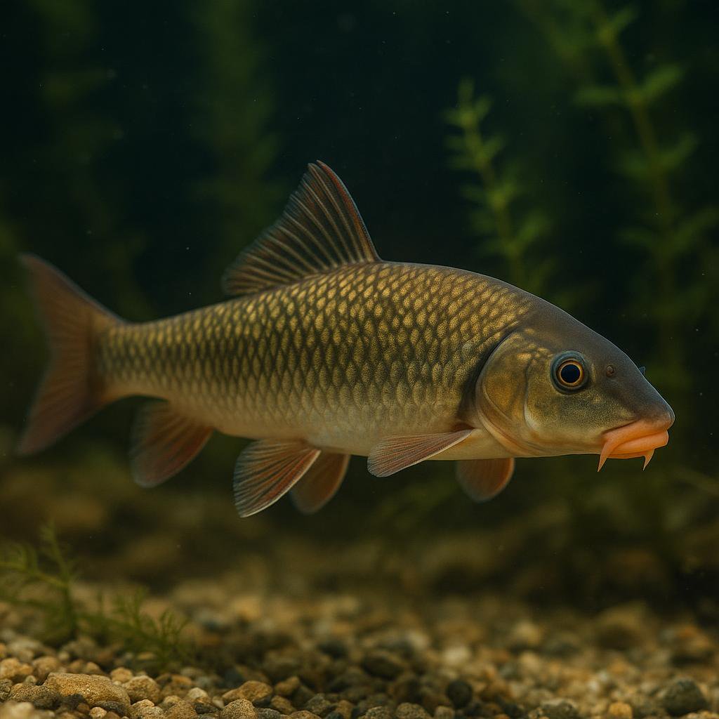 AI-generated illustration of Sicklefin redhorse