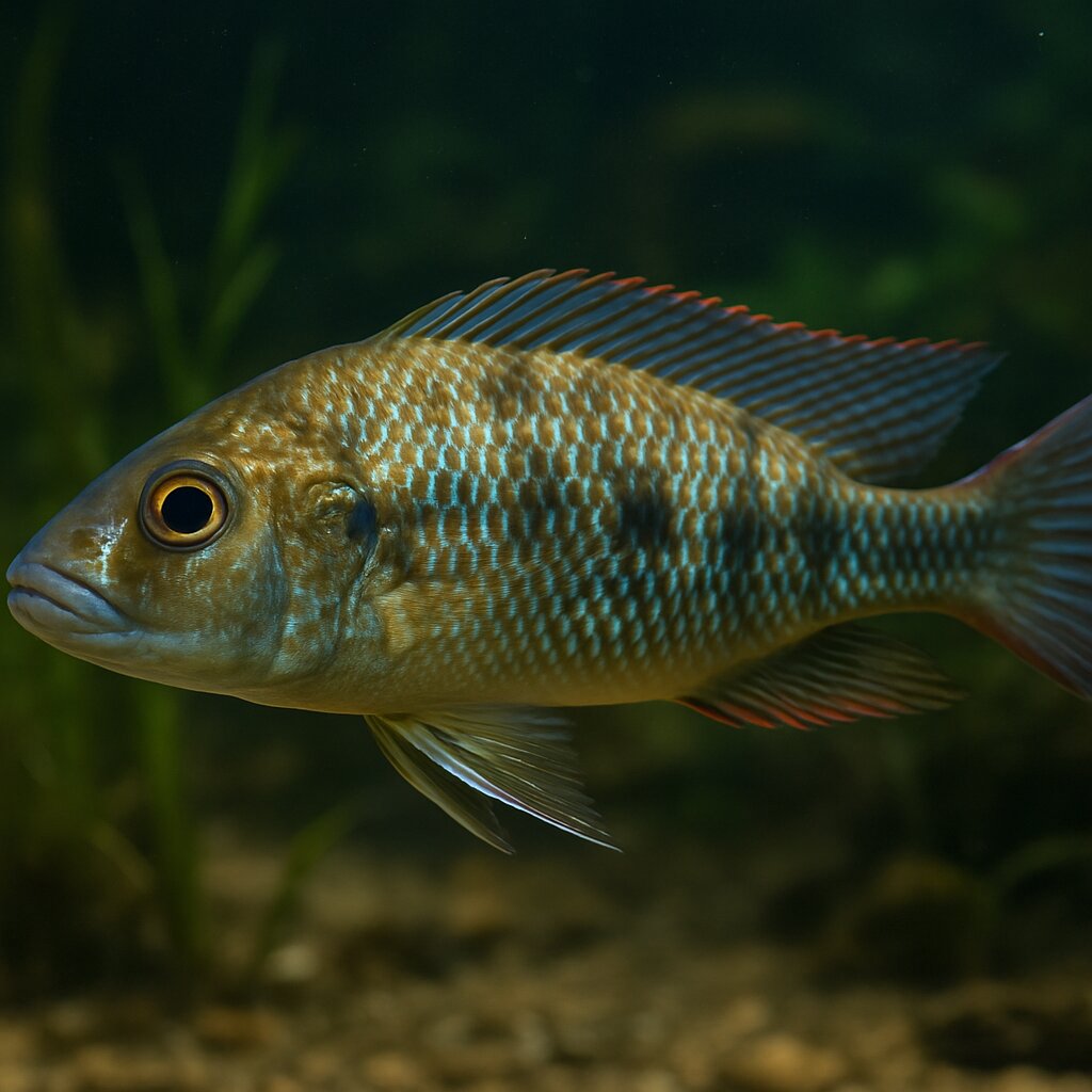 AI-generated illustration of Mylochromis labidodon