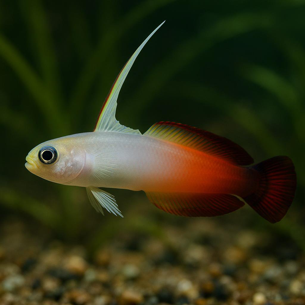 AI-generated illustration of Firefish (Fire Goby / Fire Dartfish)