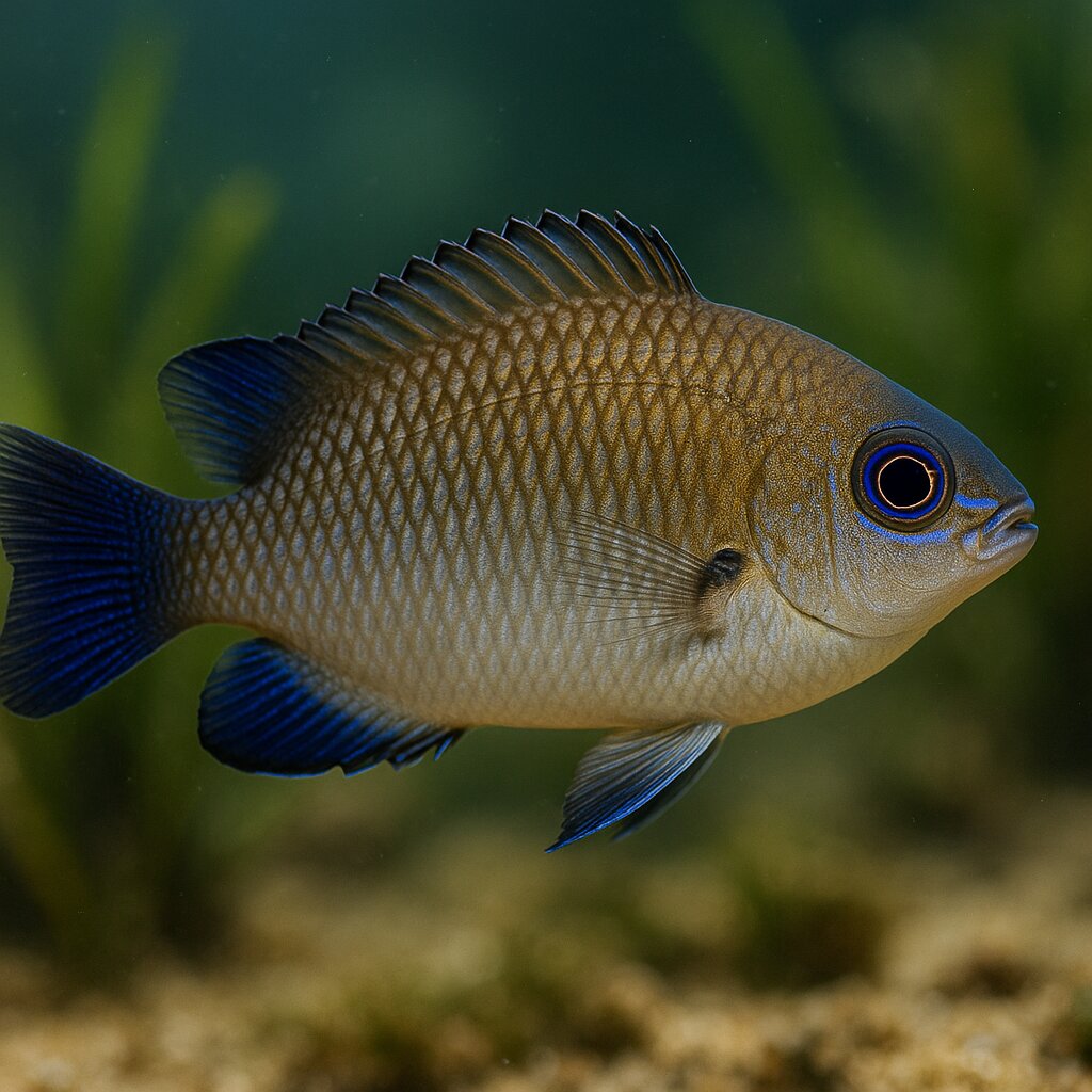 AI-generated illustration of Arabian demoiselle