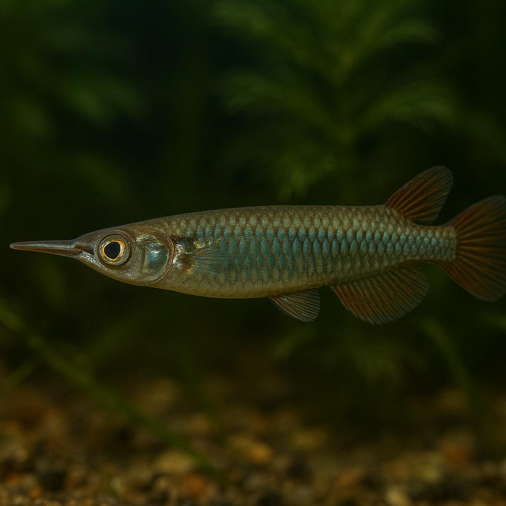 AI-generated illustration of Poso halfbeak