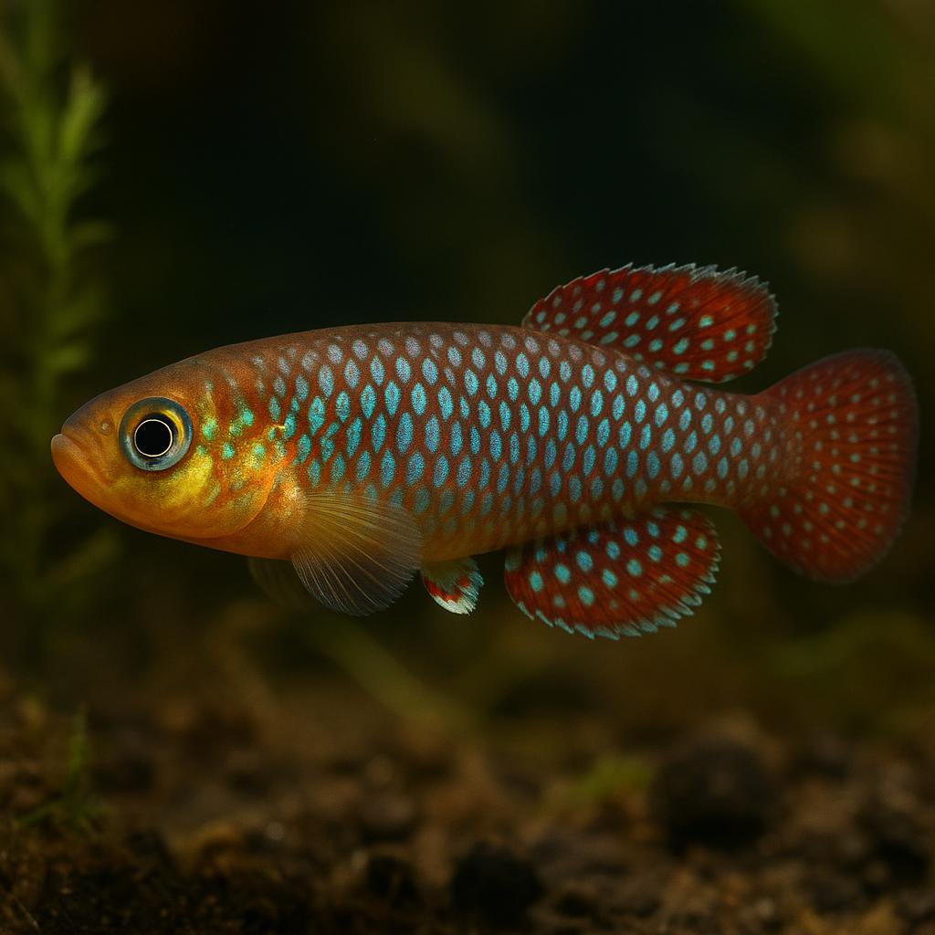 AI-generated illustration of Foersch's killifish