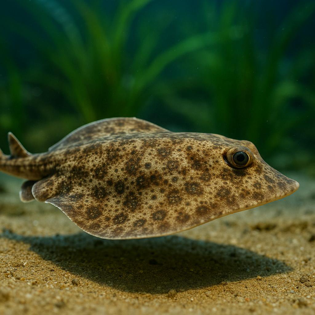 AI-generated illustration of Barbedwire-tailed skate