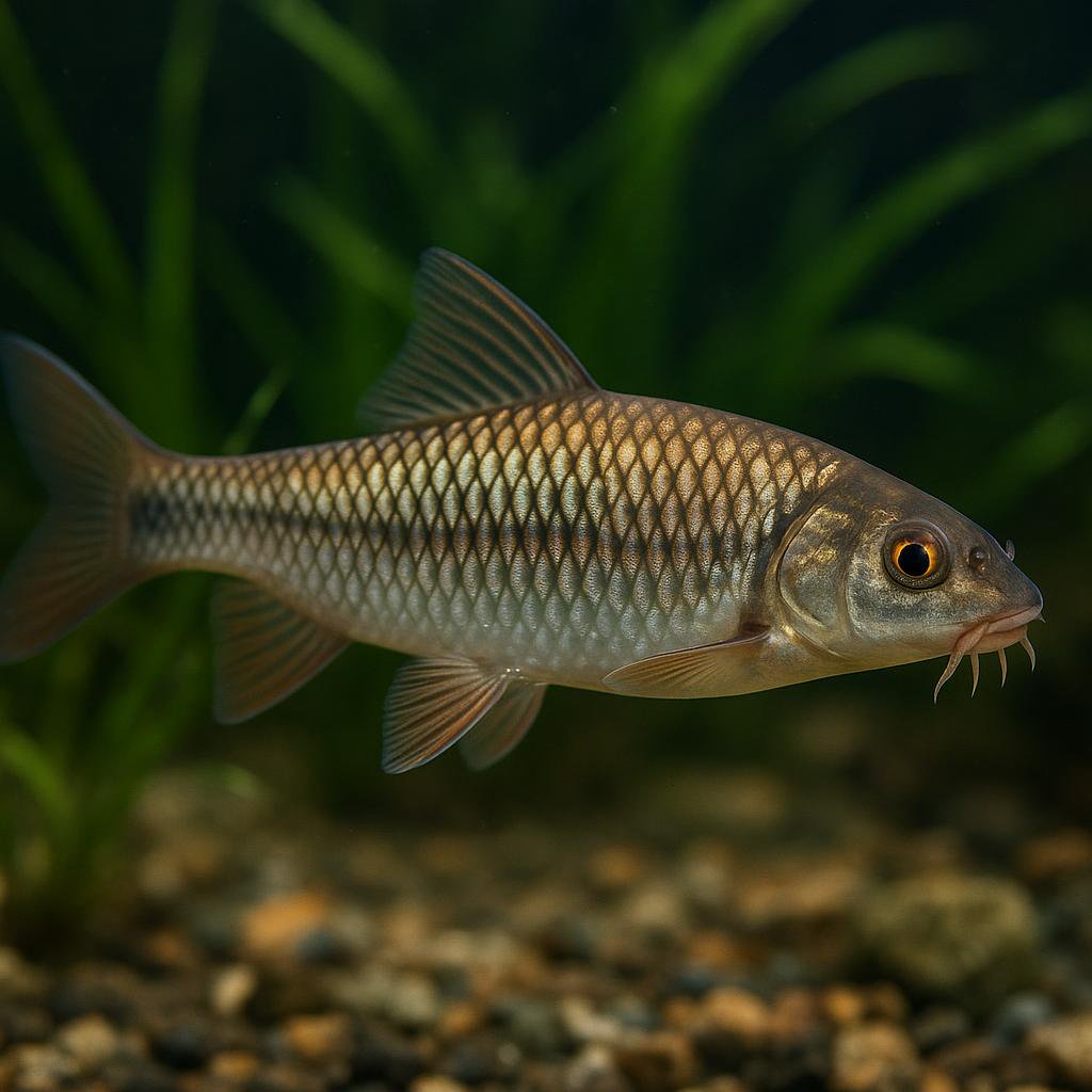 AI-generated illustration of Bearded shoveljaw carp