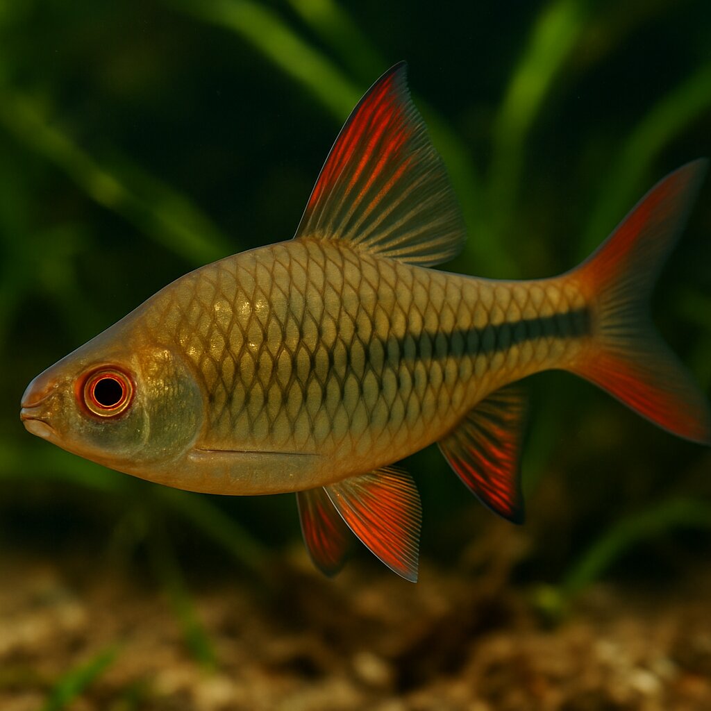 AI-generated illustration of Kerala High Fin Barb