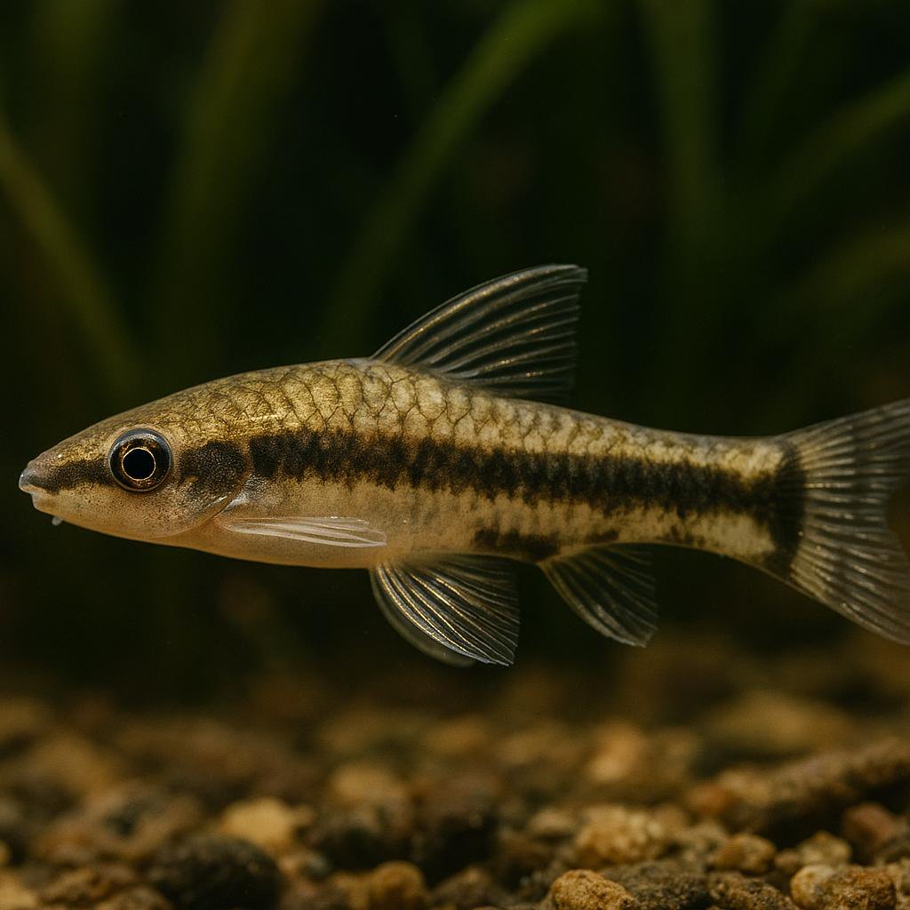 AI-generated illustration of Golden otocinclus