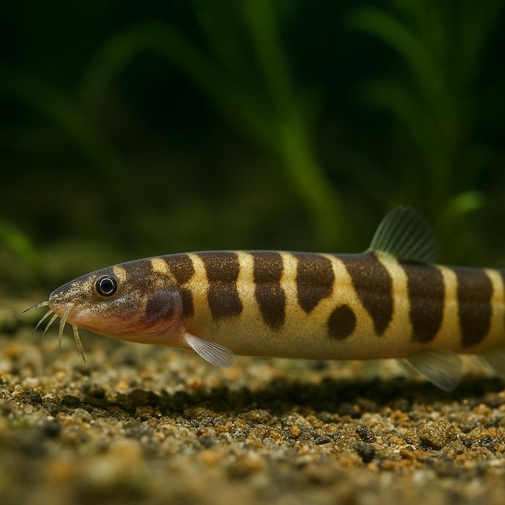 AI-generated illustration of Half-banded kuhli loach