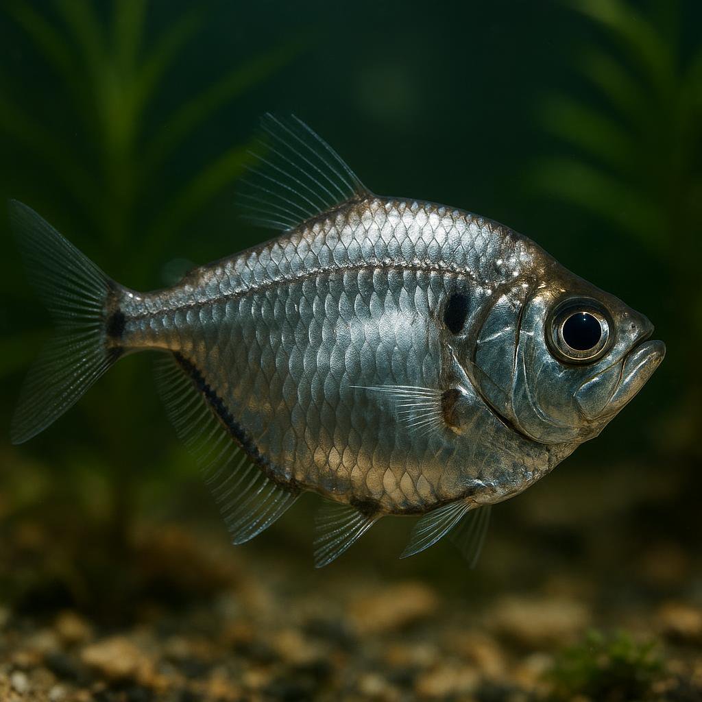 AI-generated illustration of Oluolus hatchetfish