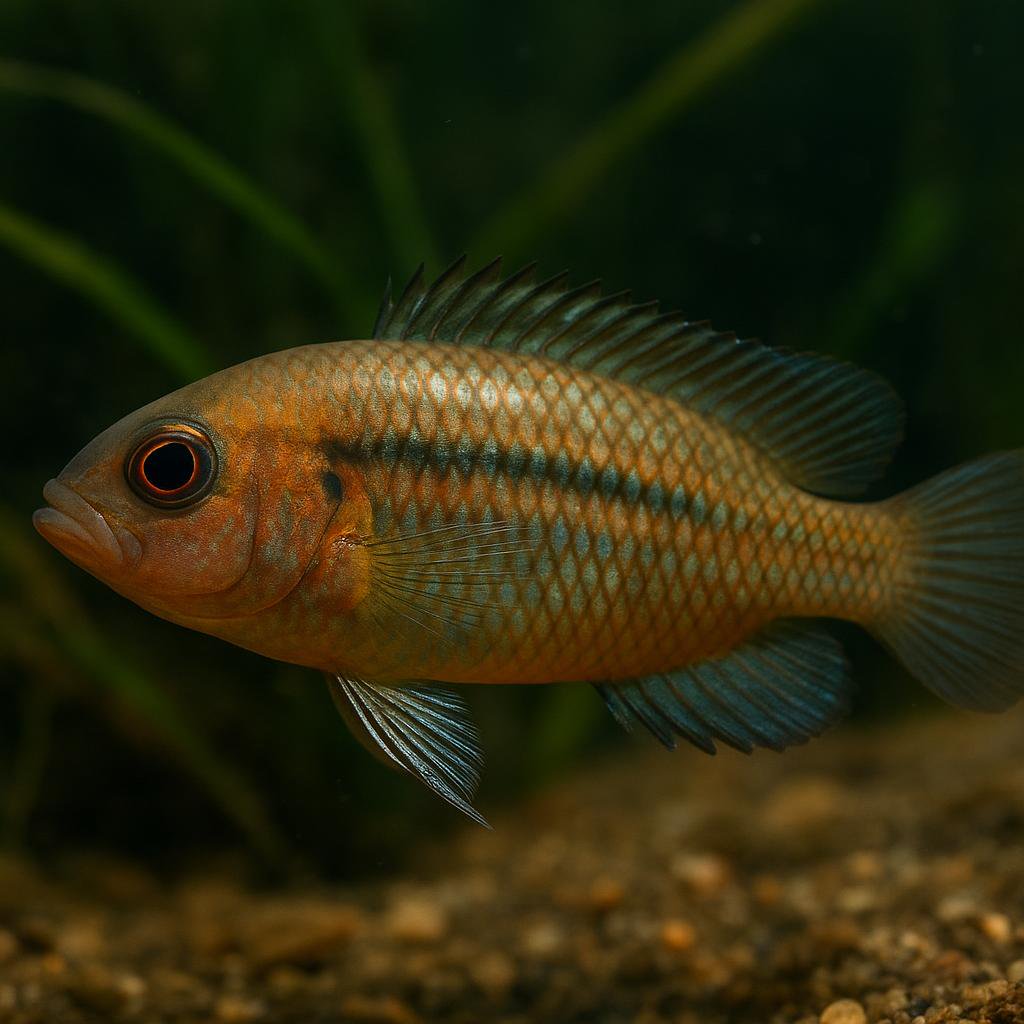 AI-generated illustration of Bluespotted dottyback